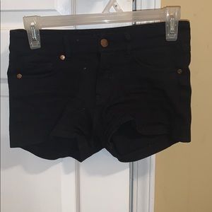 Black shorts